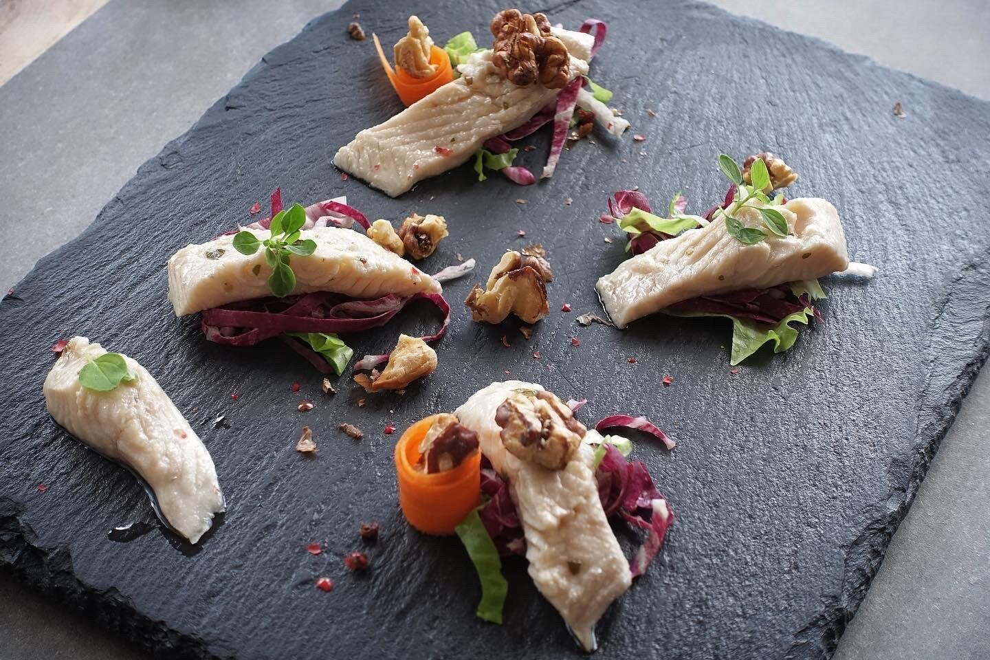 Salmerino alpino marinato in casa