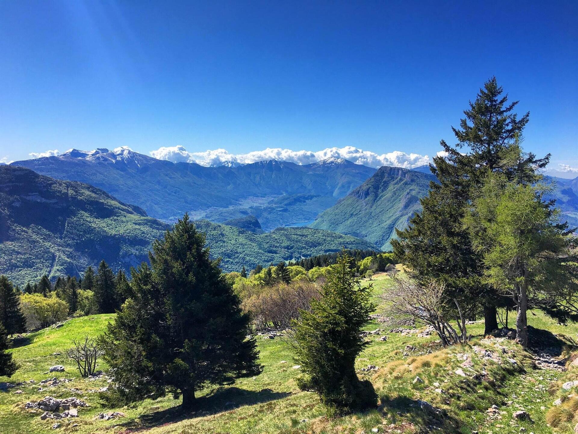 Vista sulla valle da Prada