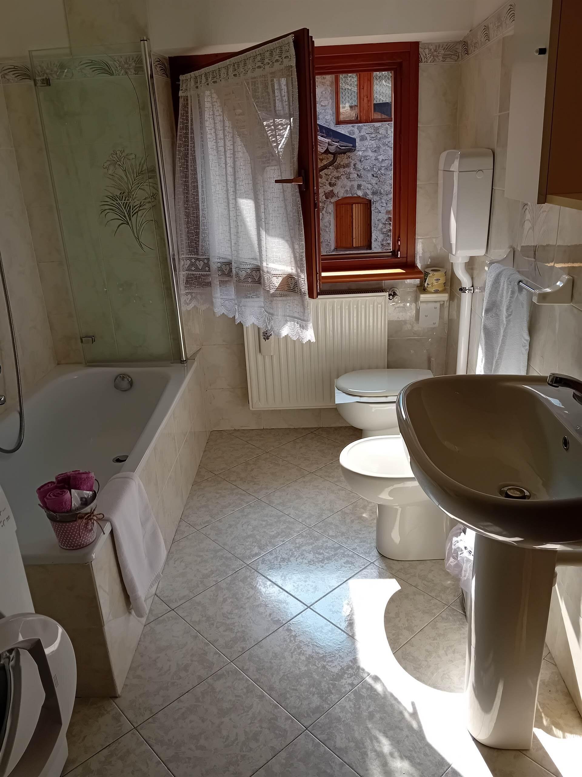 Vasca con parete doccia