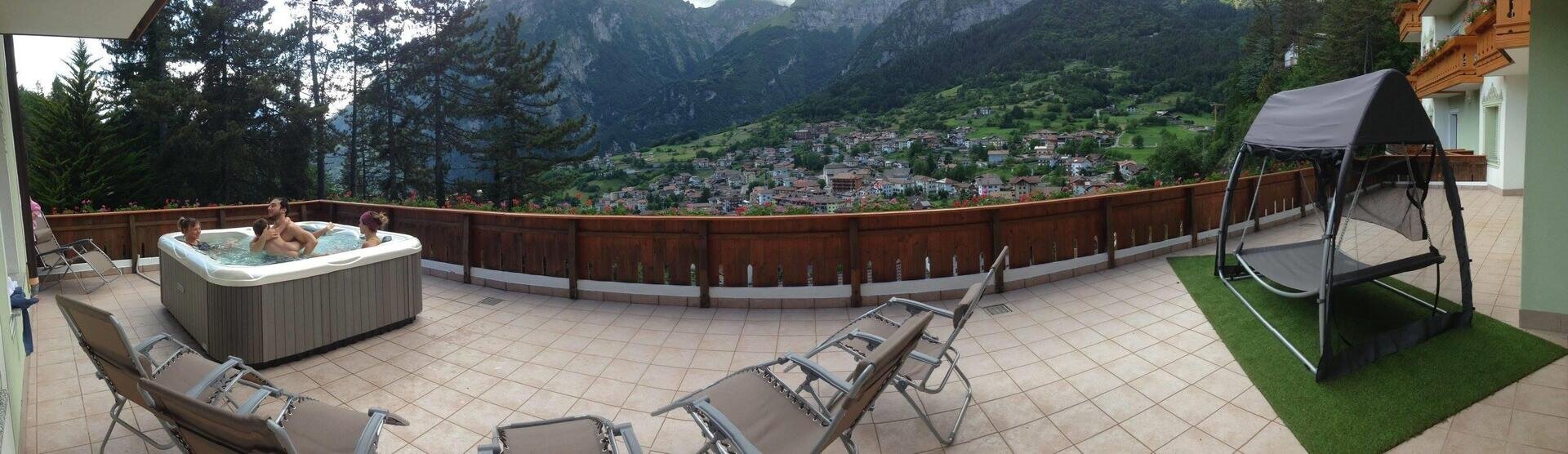 SPA SU TERRAZZO PANORAMICO