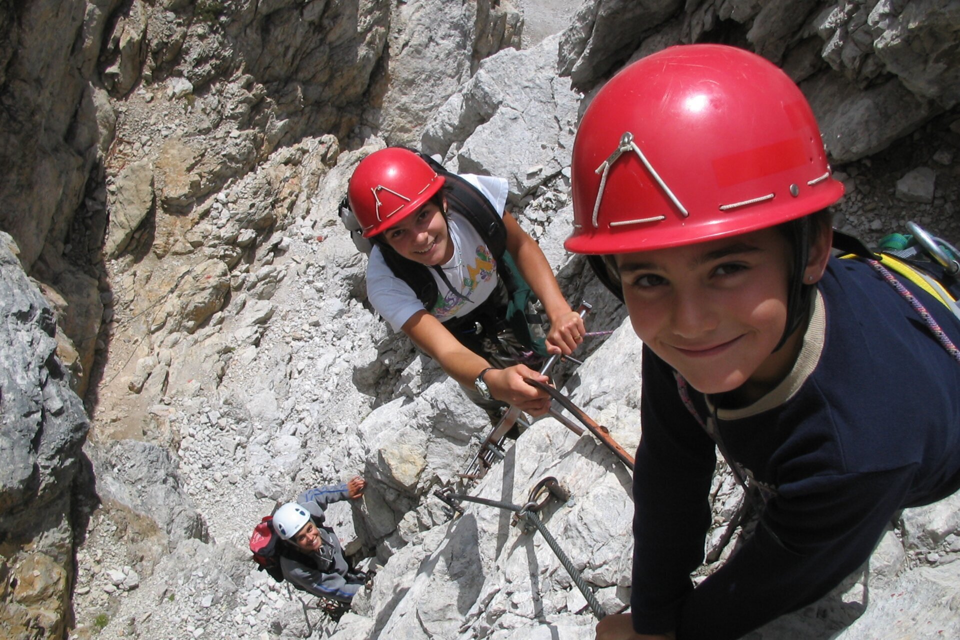 Piccoli scalatori: minicorso di arrampicata su roccia