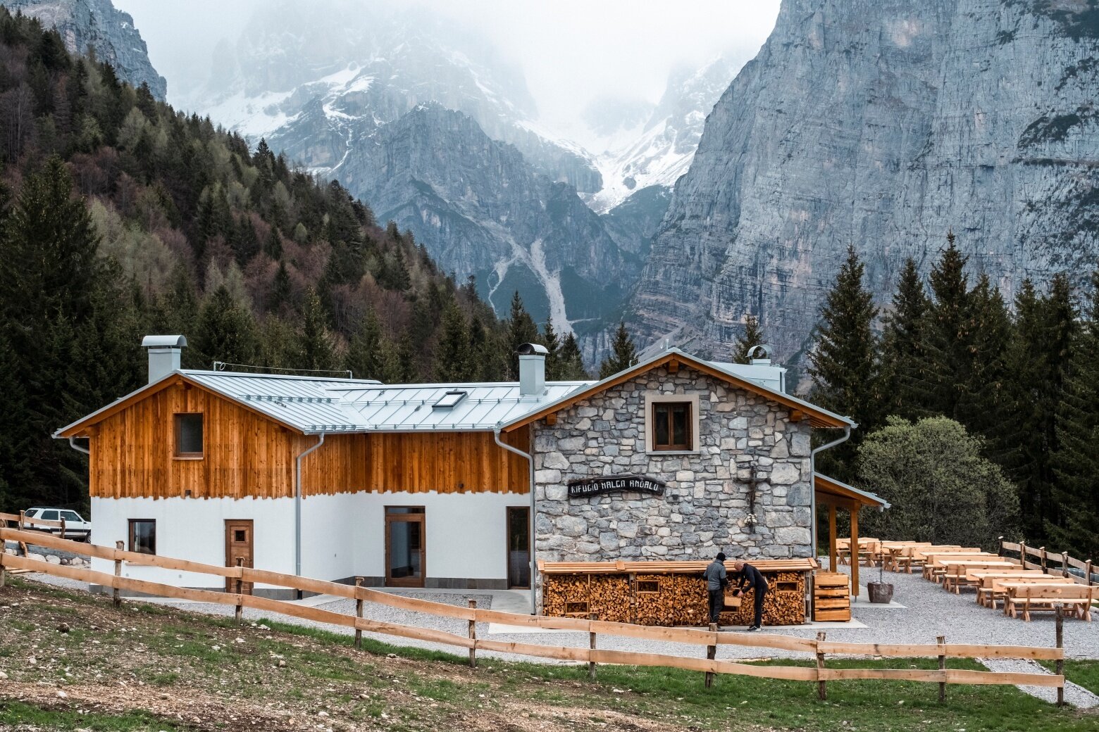 Trekking to Malga Andalo