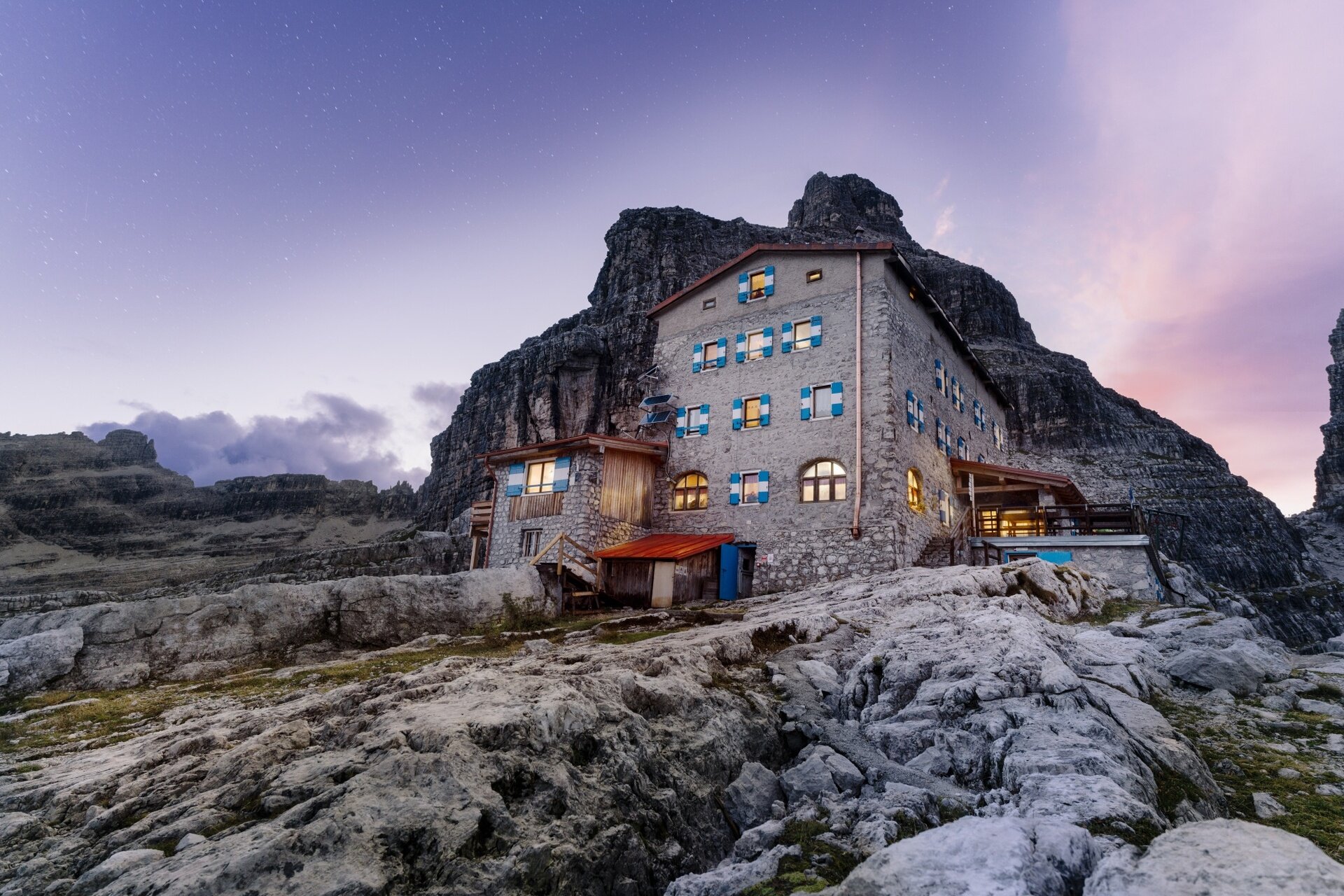 Trekking to Rifugio Pedrotti