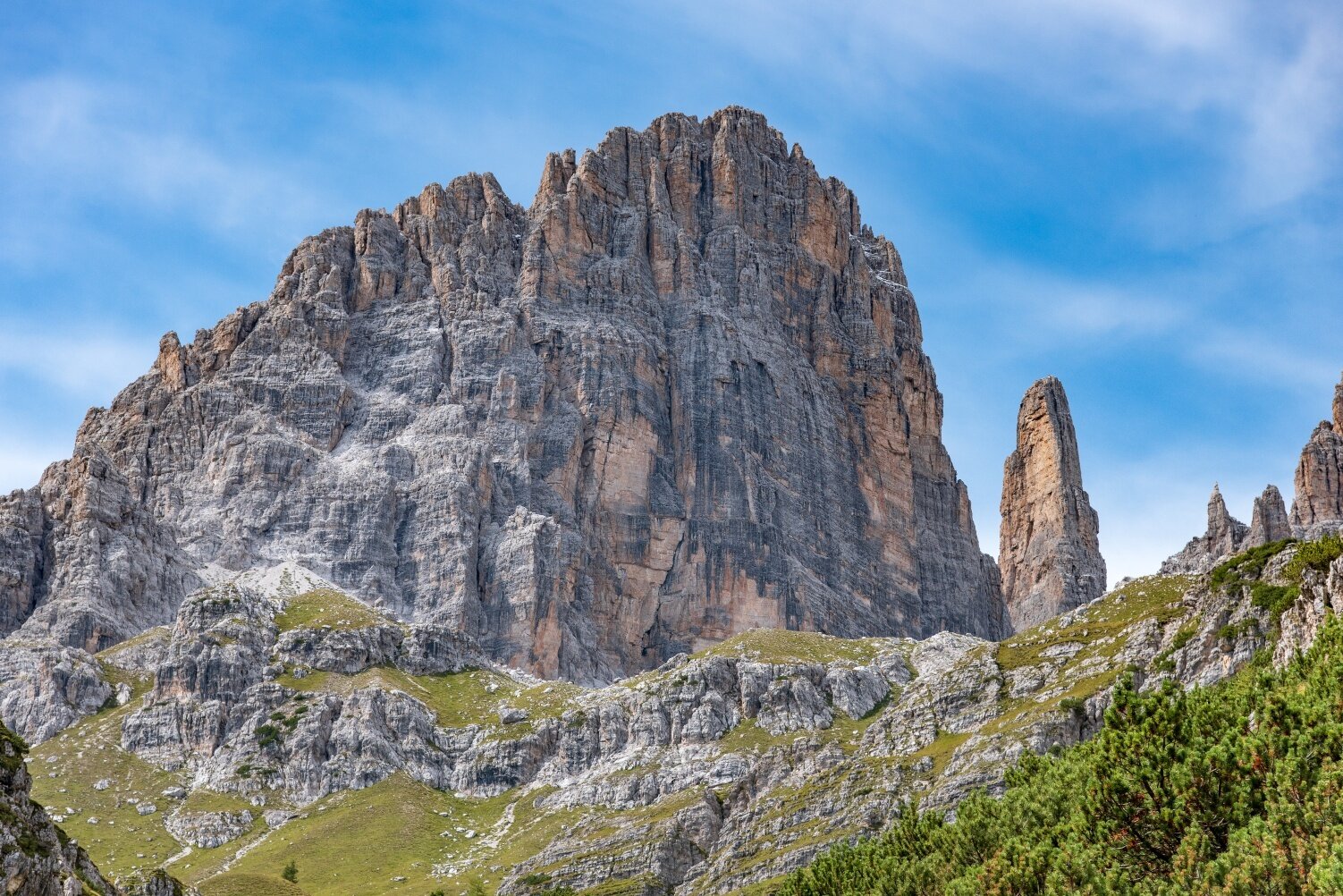 Trekking from Madonna di Campiglio to Molveno, through Bocca di Brenta