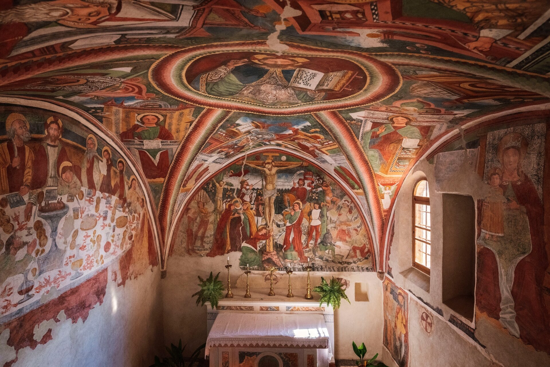 Affresco San Lorenzo Dorsino Cristoforo Baschenis Chiesa San Rocco