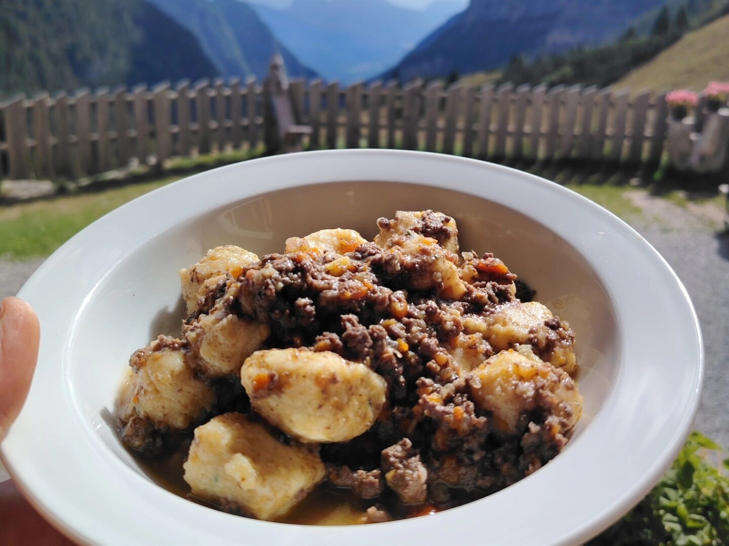Gnocchi Polenta Rifugio Cacciatore Val Ambiez