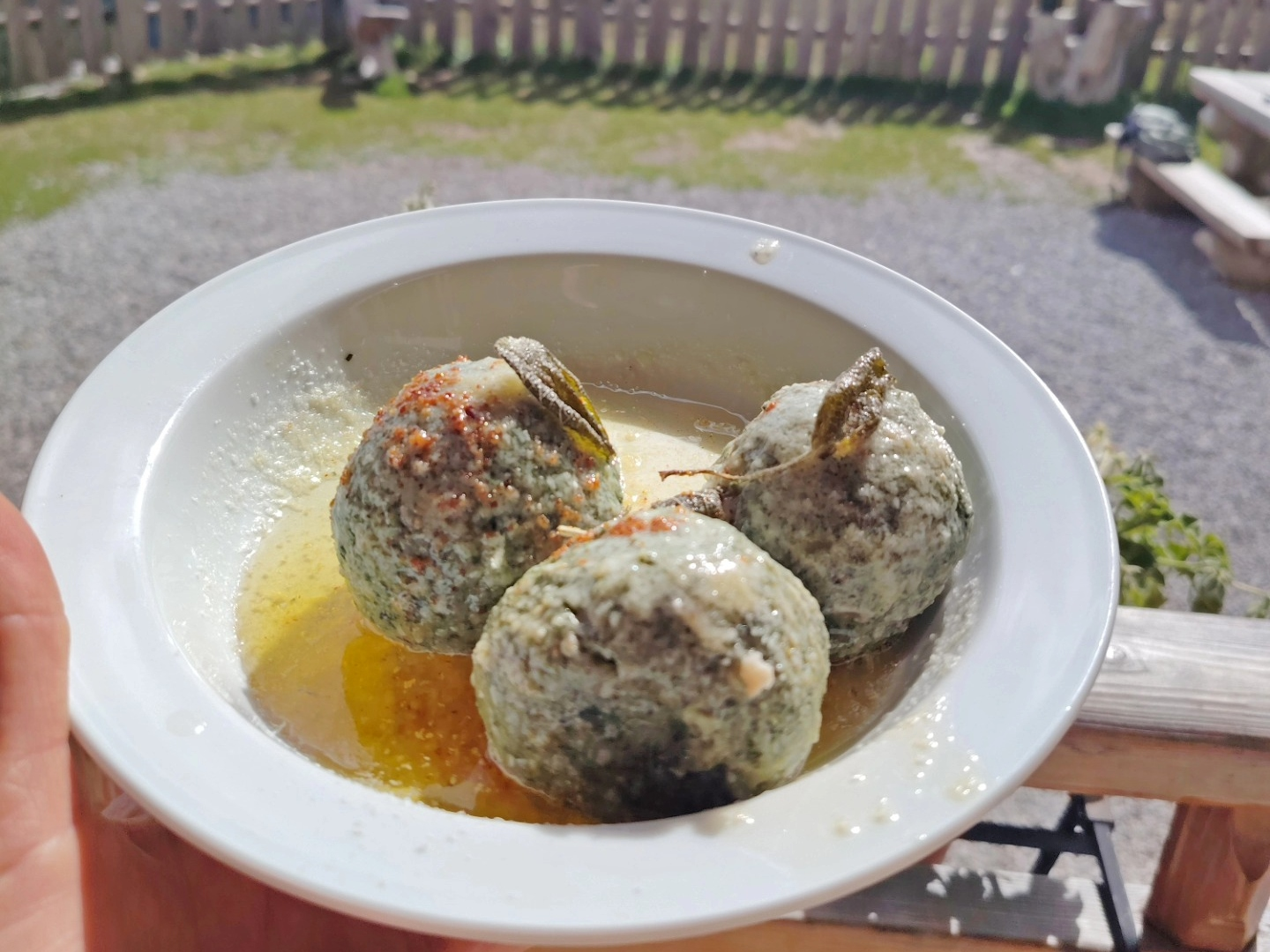 Canederli Rifugio Cacciatore Val Ambiez